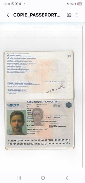 PASSEPORT PERDU